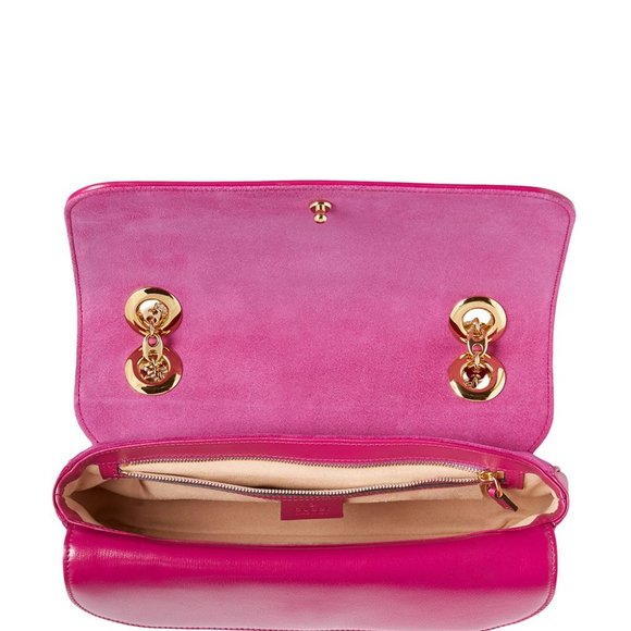 Gucci GG Suede Marina Shoulder Bag in Pink NEW IN DUSTBAG - Picture 4 of 10